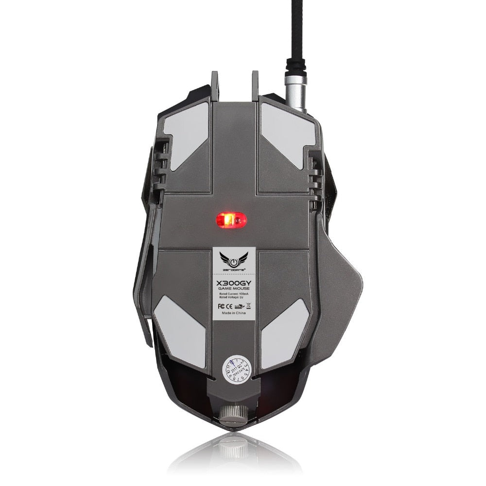 Gaming mouse with XBOGY branding 