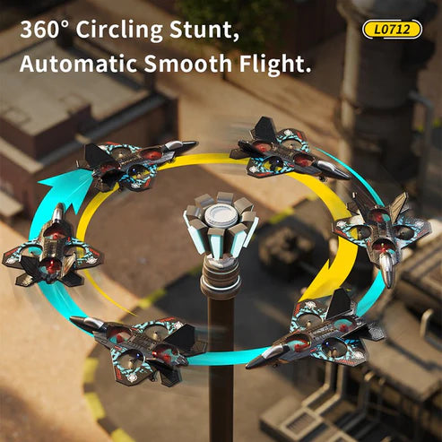 Remote Control Airplane L0712 – 2.4GHz RC Fighter Jet with 360° Stunt & USB Rechargeable