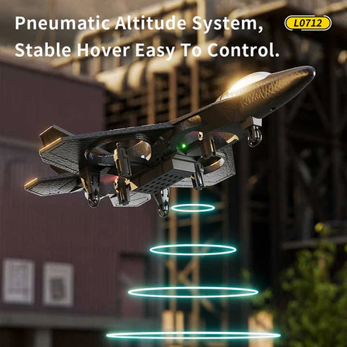 Remote Control Airplane L0712 – 2.4GHz RC Fighter Jet with 360° Stunt & USB Rechargeable